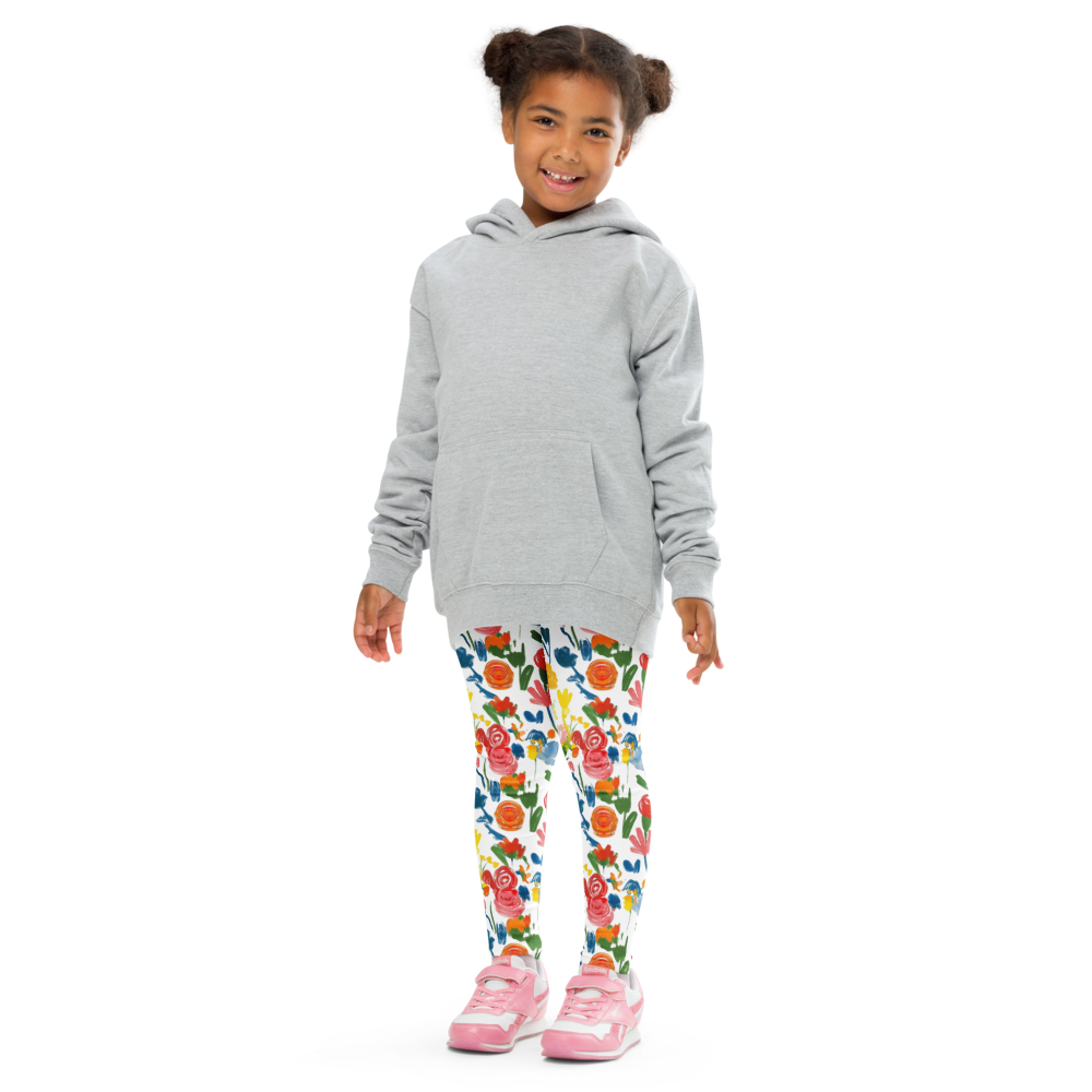 Crayon Bloom Kid's Leggings