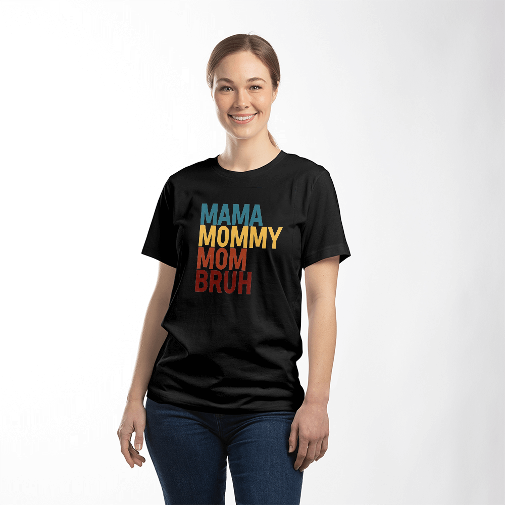 Mom Life T-Shirt front print