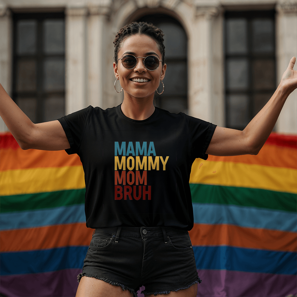 Mom Life T-Shirt front print