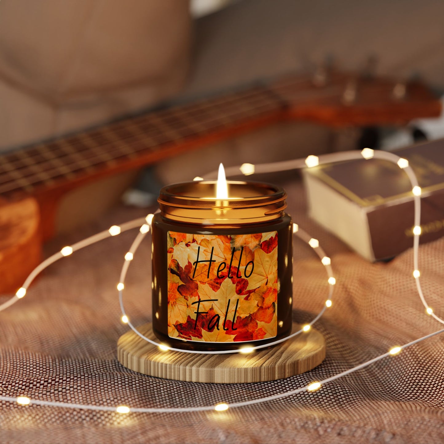 Hello Fall Candle