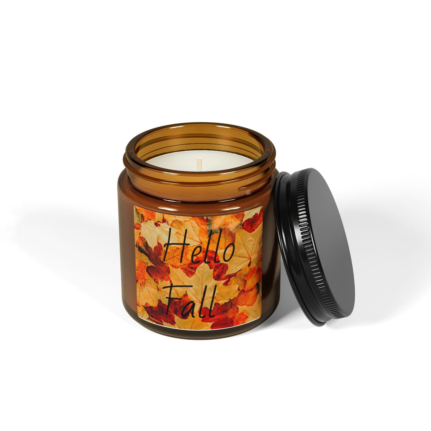 Hello Fall Candle