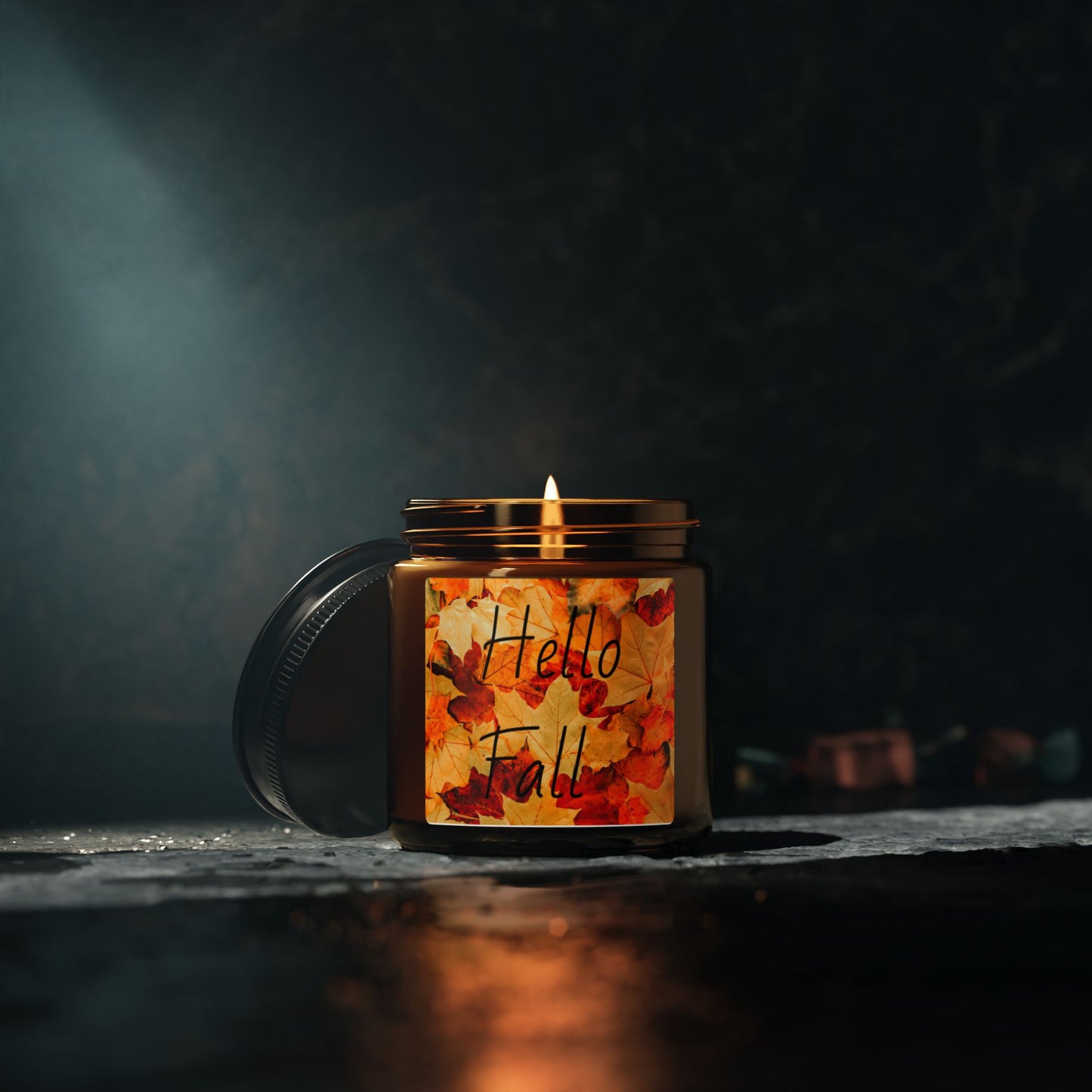Hello Fall Candle