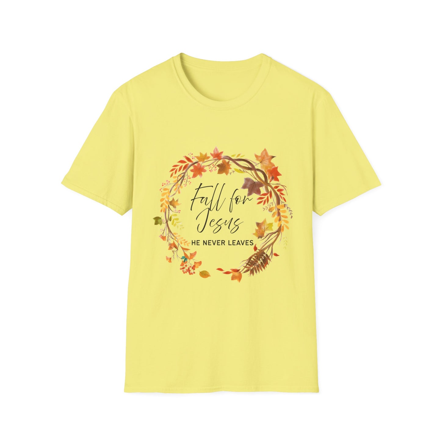 Fall for Jesus T-Shirt 100% Cotton