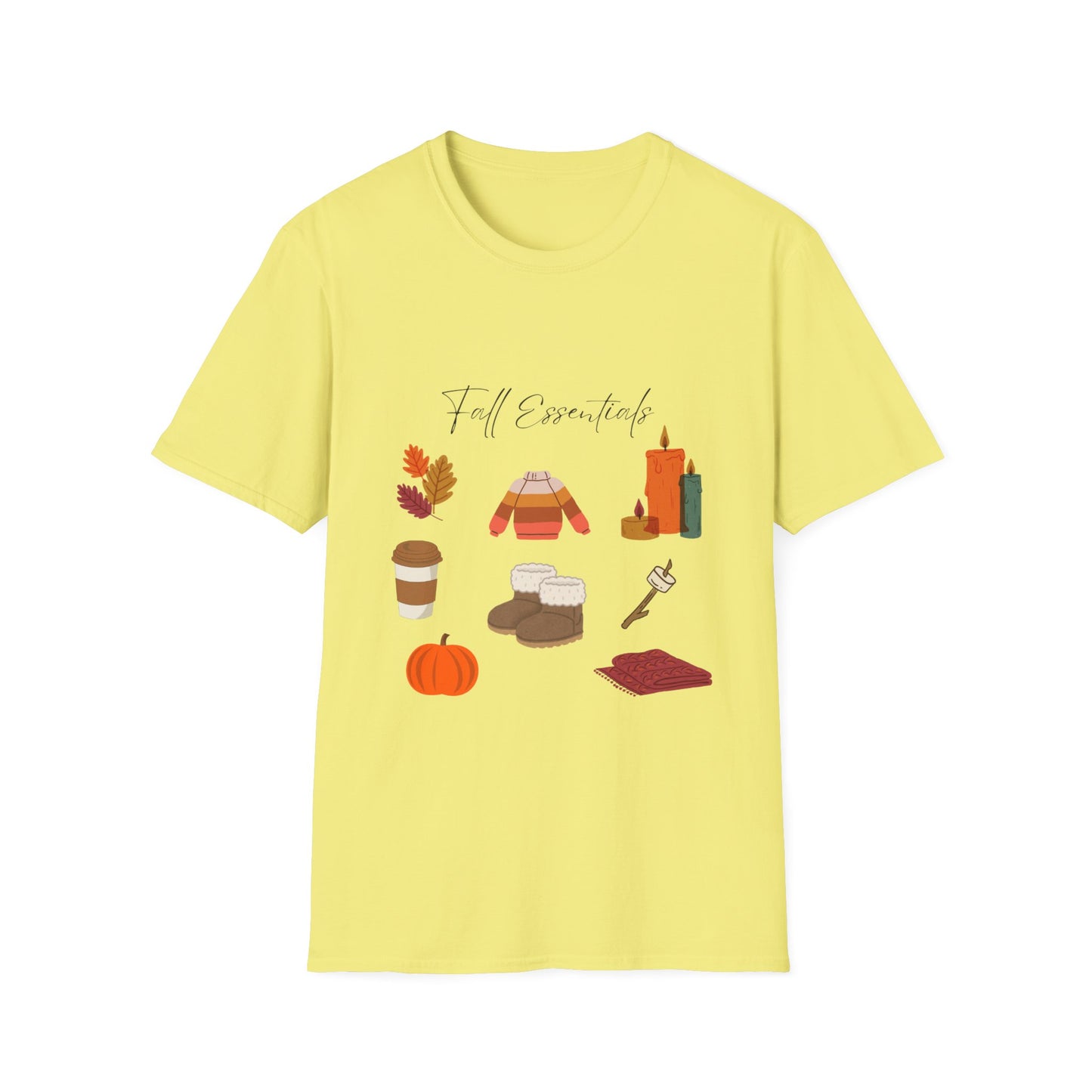 Fall Essentials T-Shirt 100% Cotton
