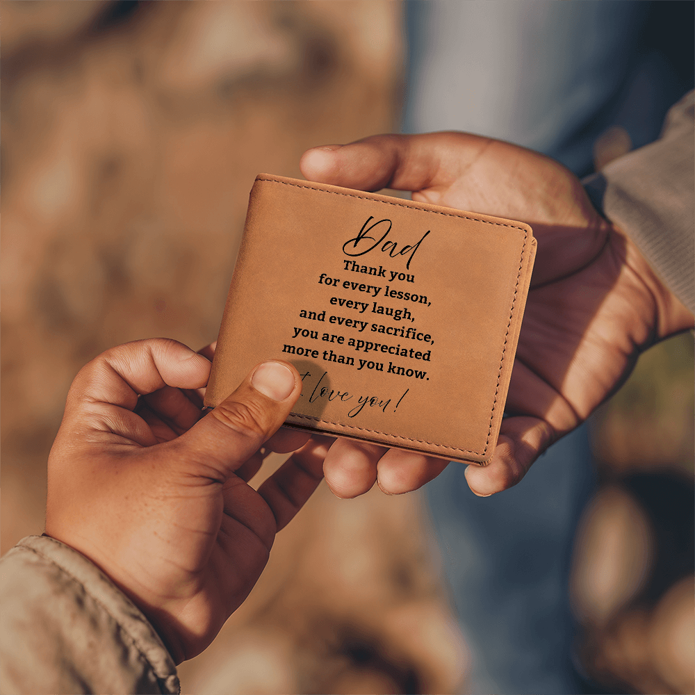 Appreciated More Than You Know - Father's Day Wallet