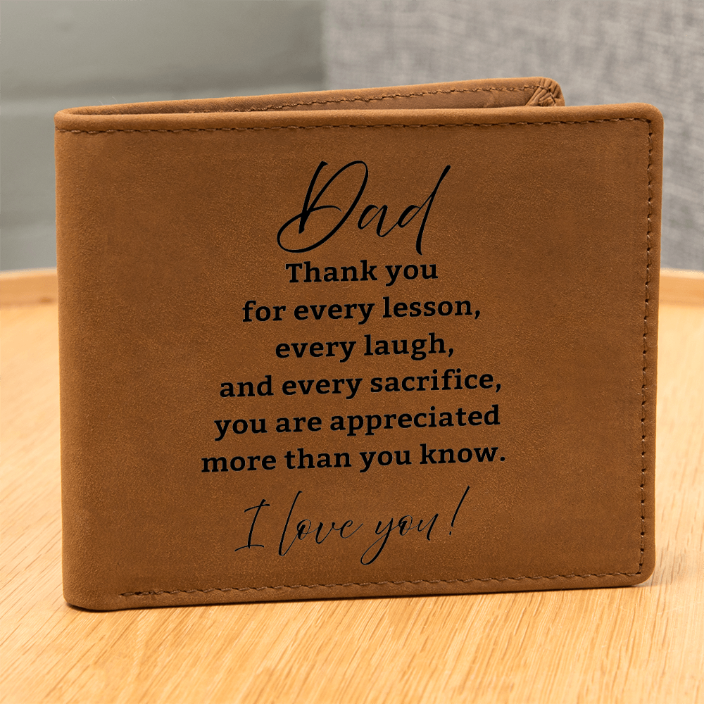Appreciated More Than You Know - Father's Day Wallet