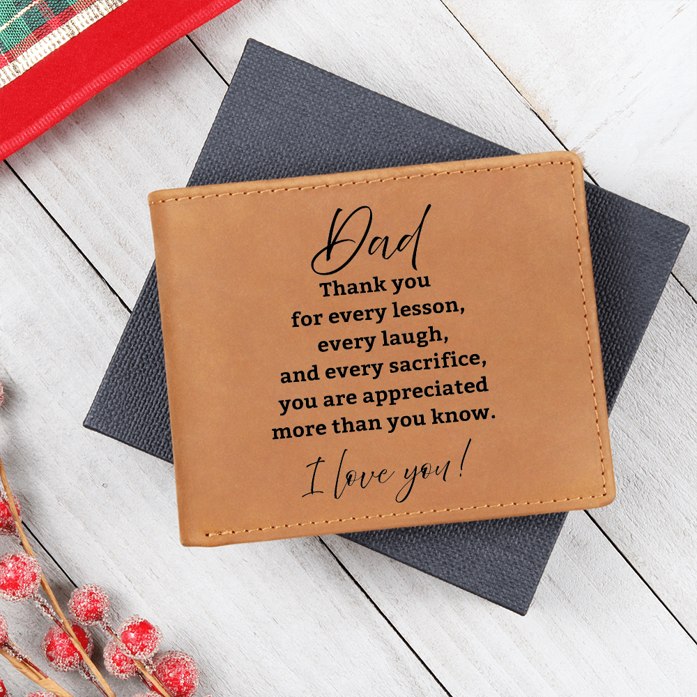 Appreciated More Than You Know - Father's Day Wallet