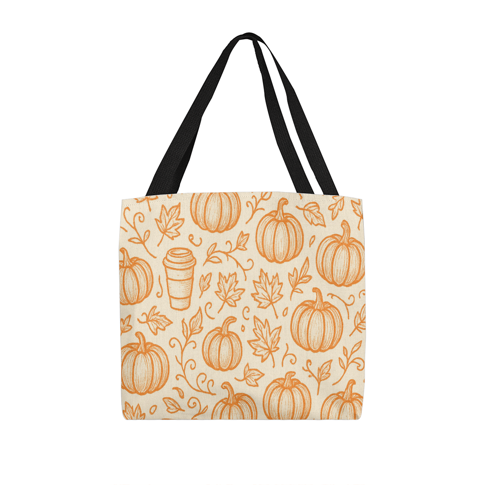 Pumpkin Spice Stroll Tote Bag