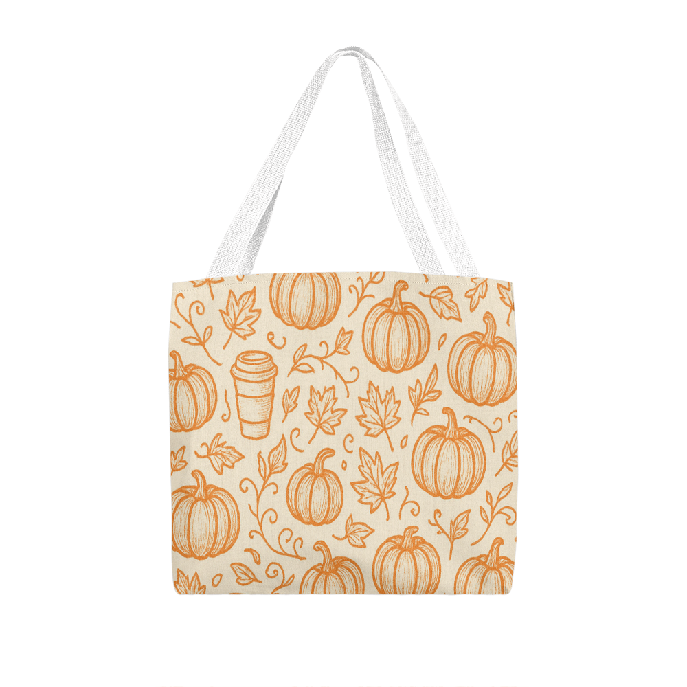 Pumpkin Spice Stroll Tote Bag